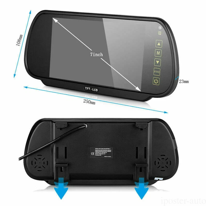 7-inch Rear-View Monitor for Backup Camera