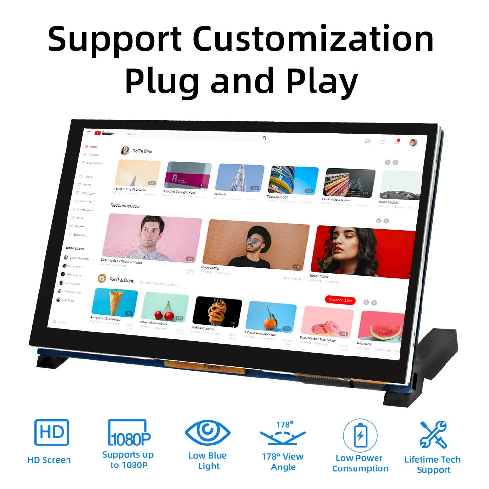 7-inch Raspberry Pi DSI Touchscreen Display