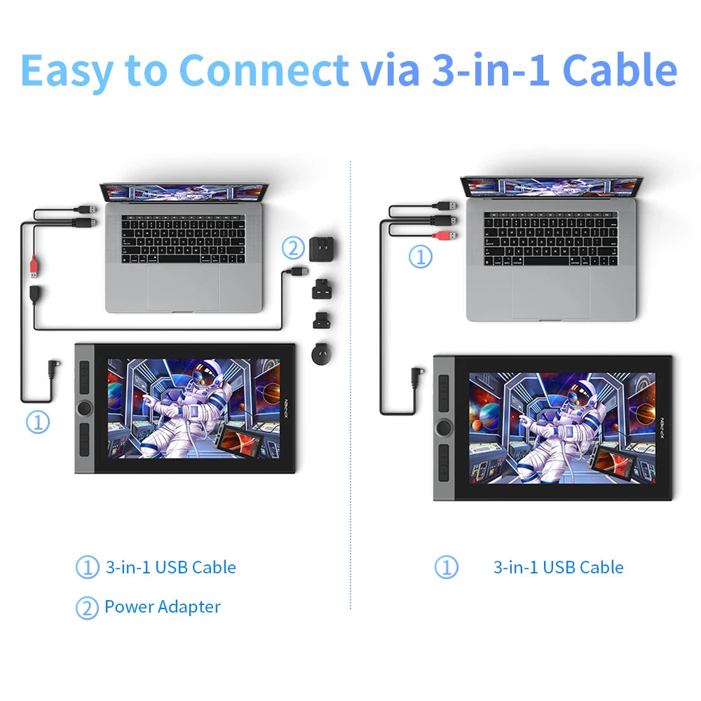 XPPen Artist Series 16-inch Drawing Display – OLED Options