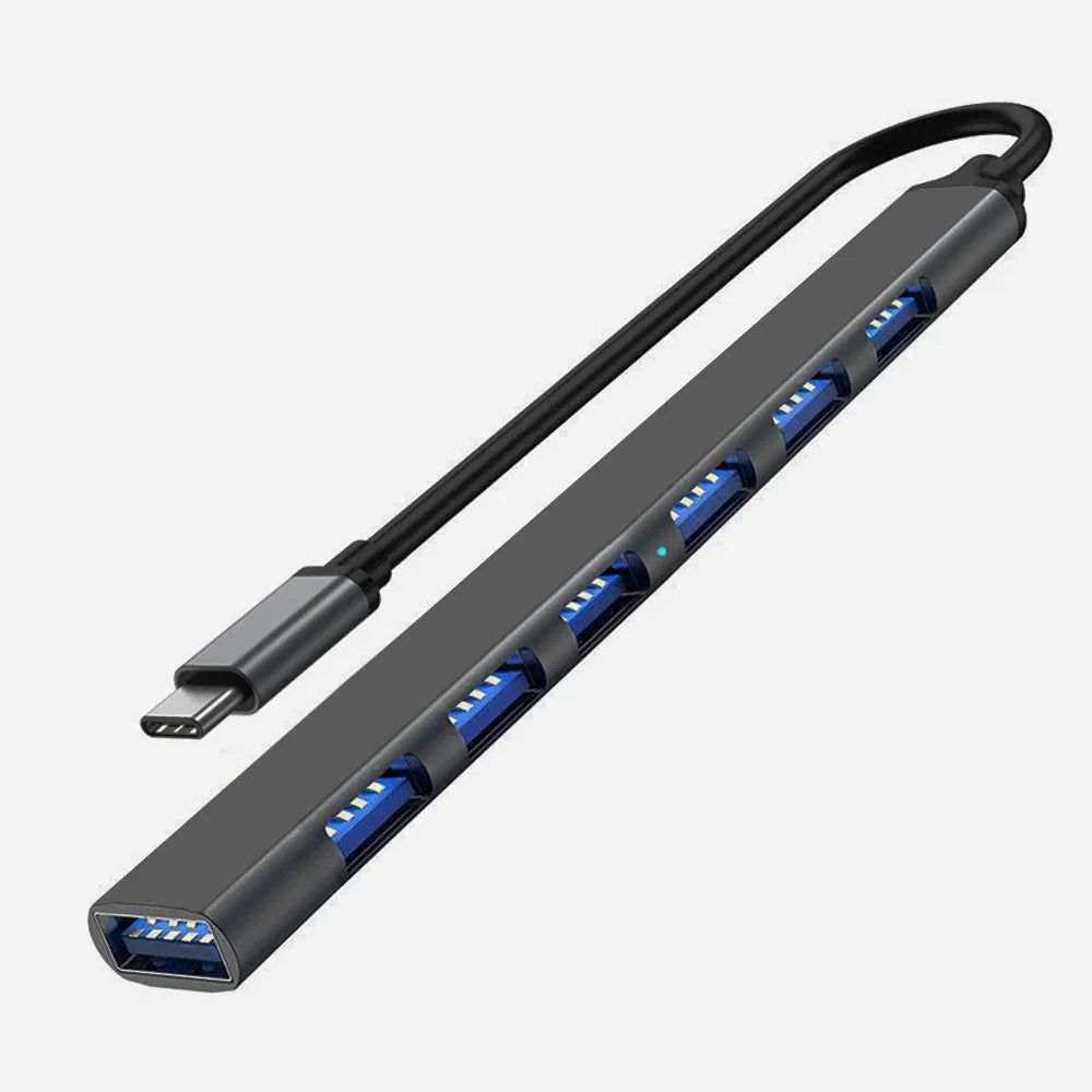 7-Port USB Hub – USB 3.0 & USB-C Options