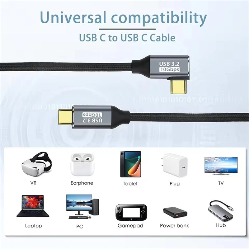 USB-C Extension Cable – Up to 100W PD, 10Gbps