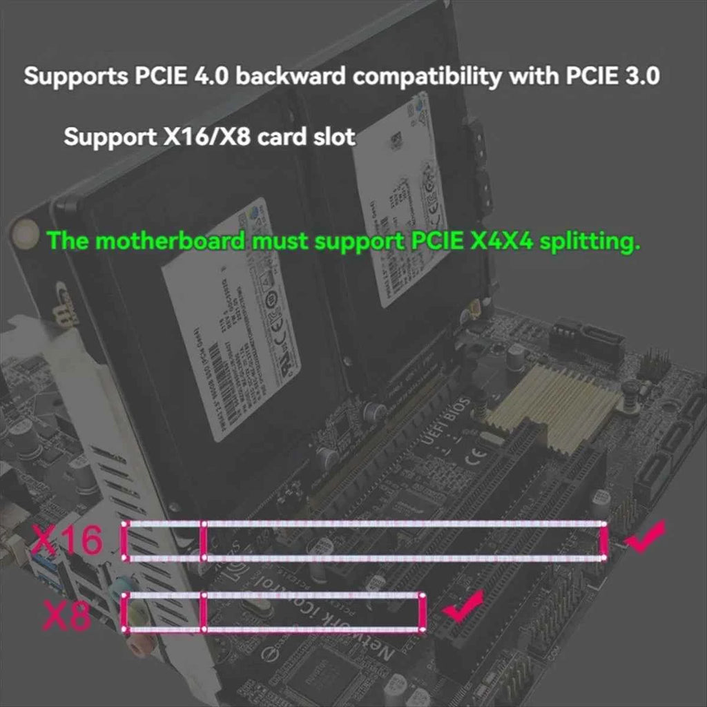 U.2 Dual-Disk Adapter Card – Unlock Unmatched Speed and Flexibility for Your Storage Solutions