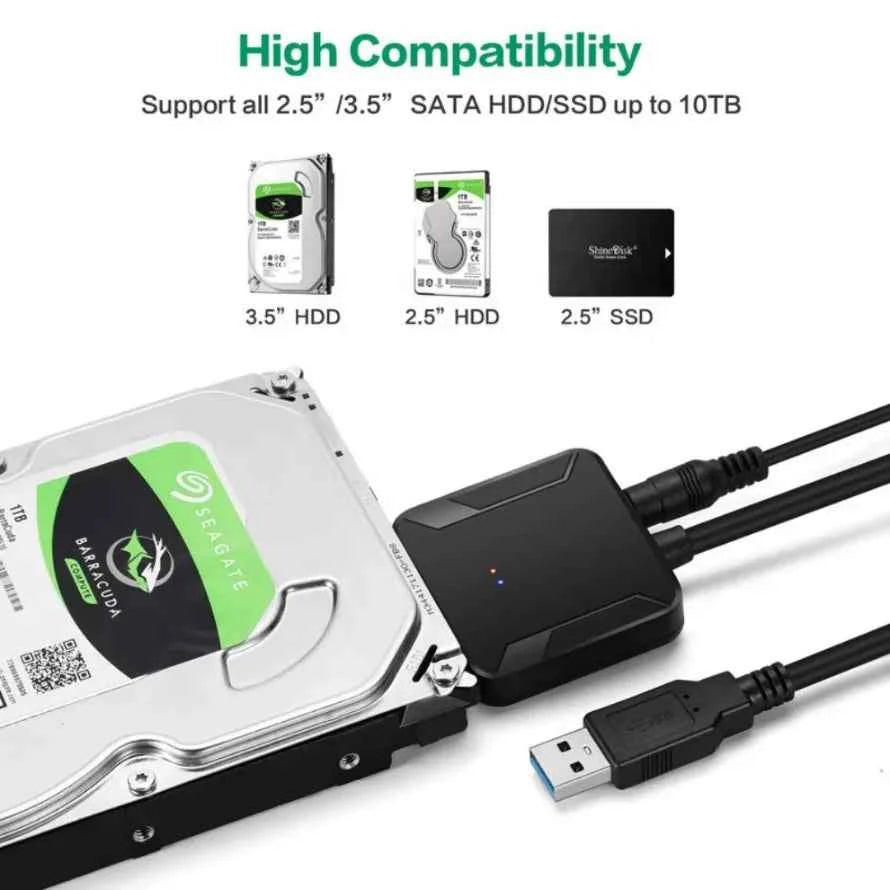 USB 3.0 to SATA Adapter Cable – Unleash Fast Data Transfer and Easy Connectivity