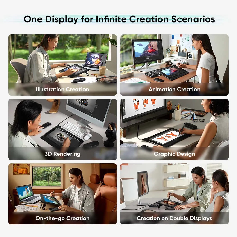 XPPen Artist Series 16-inch Drawing Display – OLED Options