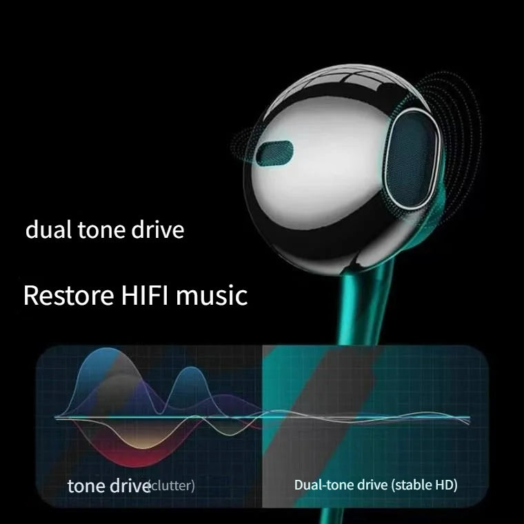 USB-C Wired Earbuds with Microphone and Volume Control