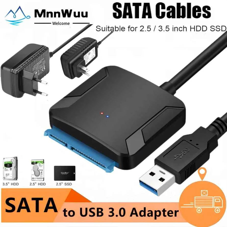 USB 3.0 to SATA Adapter Cable – Unleash Fast Data Transfer and Easy Connectivity
