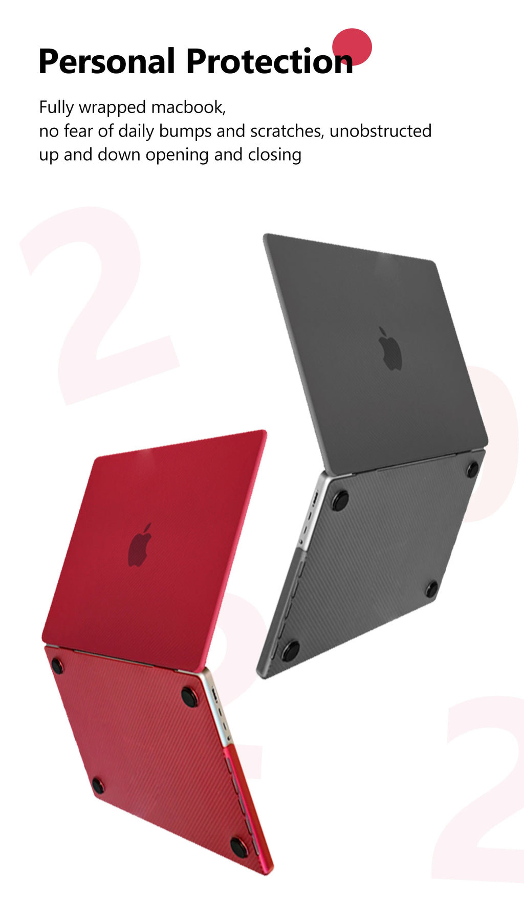 Durable Carbon Fiber MacBook Case - Stylish Protection for MacBook Air & Pro