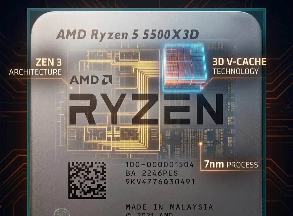 Unlock Gaming and Productivity Potential with the AMD Ryzen 5 5500X3D CPU