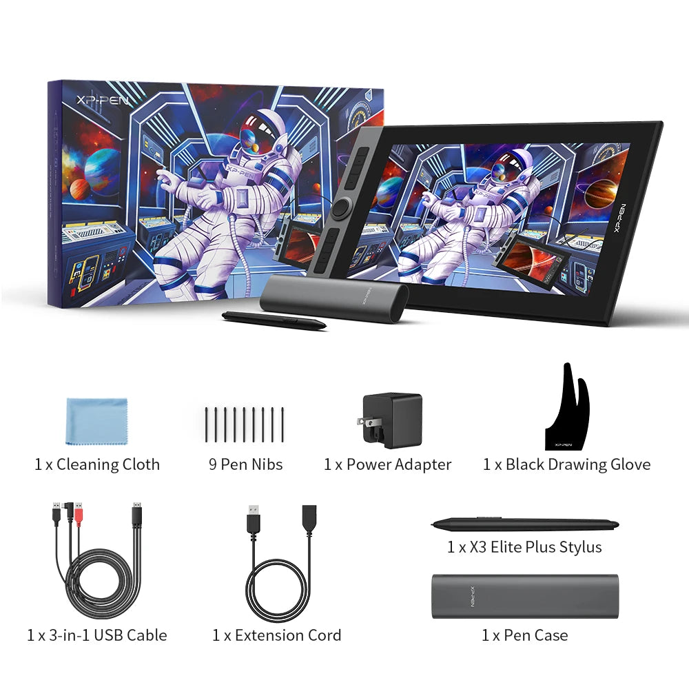 XPPen Artist Series 16-inch Drawing Display – OLED Options