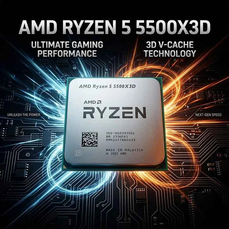 Unlock Gaming and Productivity Potential with the AMD Ryzen 5 5500X3D CPU