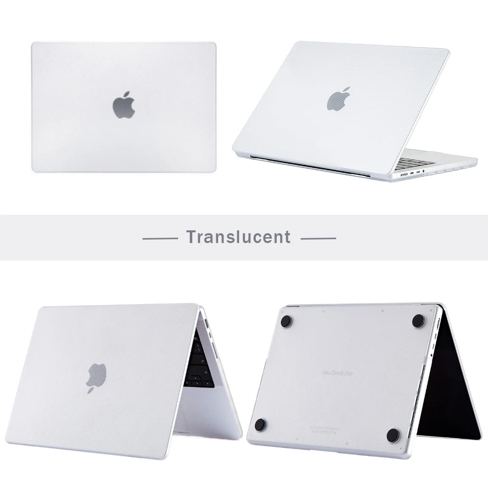 Durable Carbon Fiber MacBook Case - Stylish Protection for MacBook Air & Pro