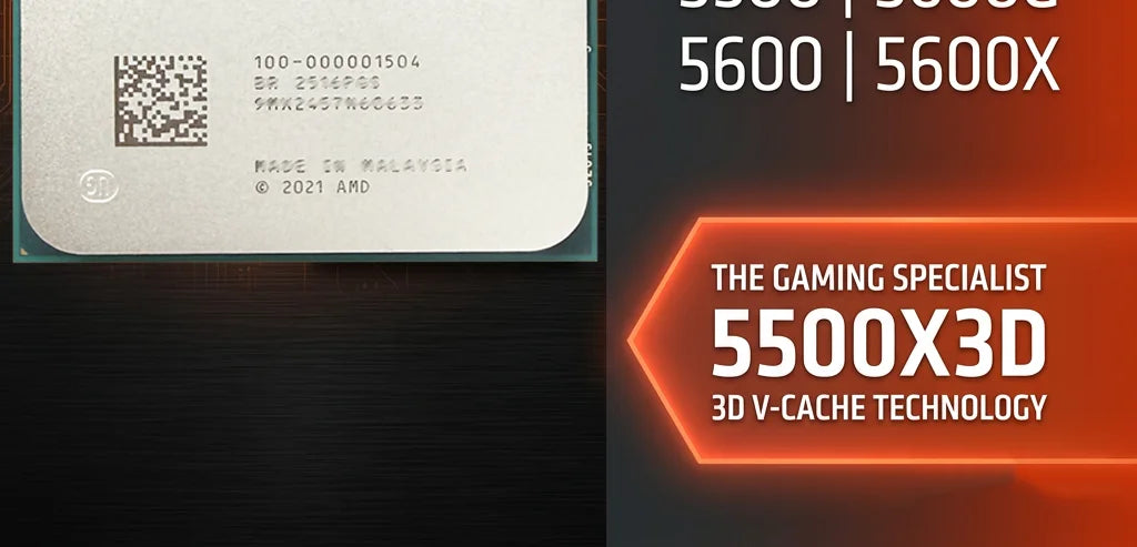 Unlock Gaming and Productivity Potential with the AMD Ryzen 5 5500X3D CPU