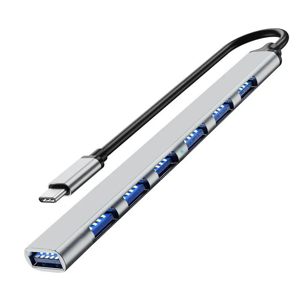 7-Port USB Hub – USB 3.0 & USB-C Options