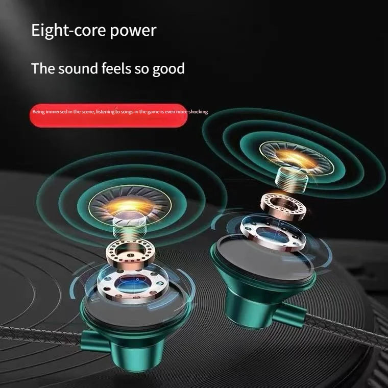 USB-C Wired Earbuds with Microphone and Volume Control