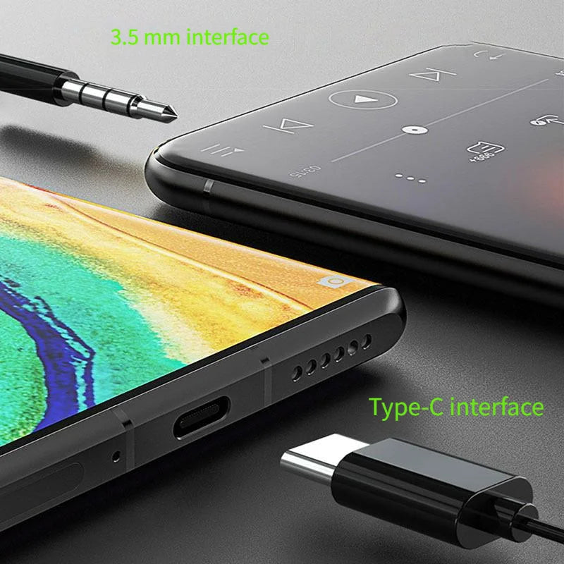 USB-C Wired Earbuds with Microphone and Volume Control