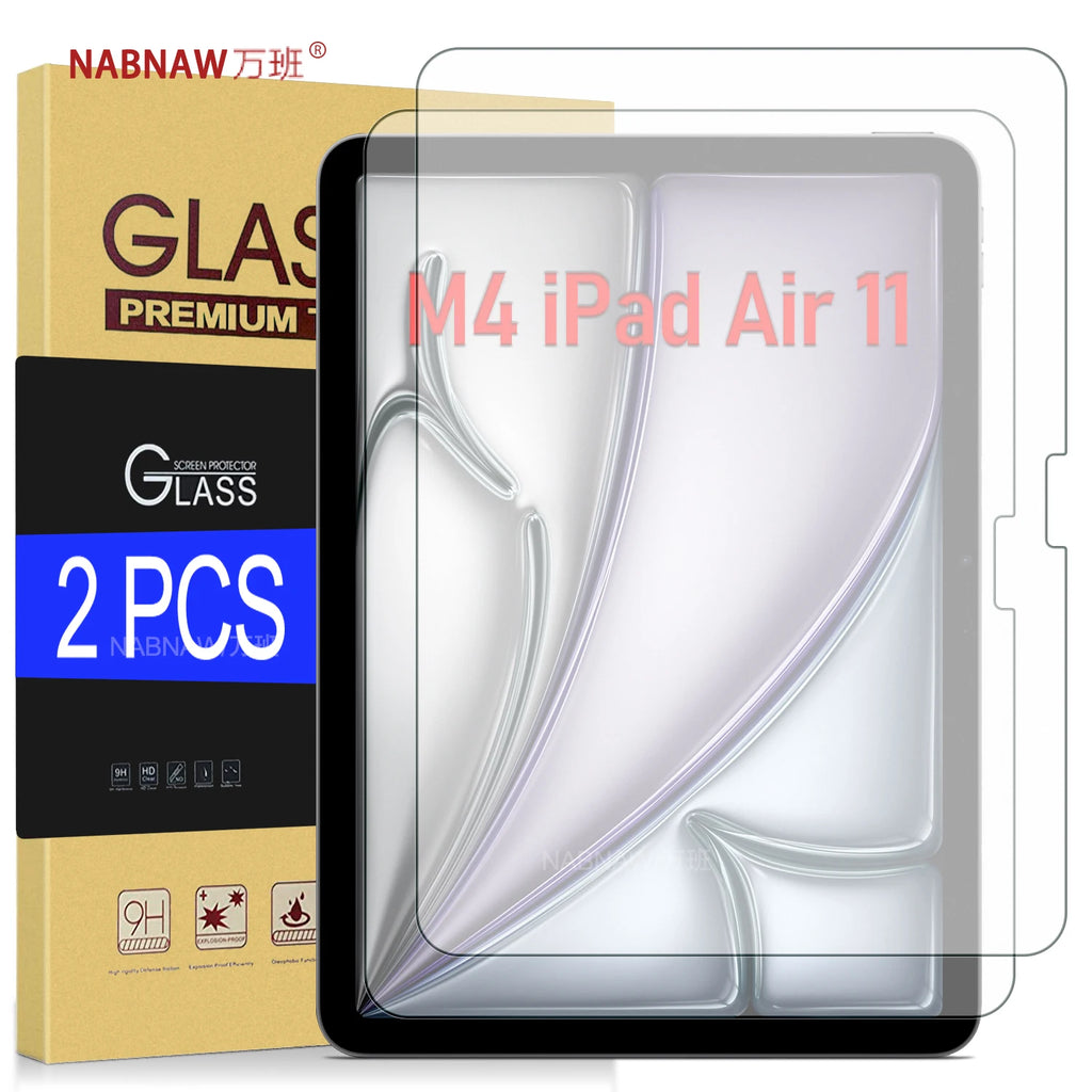 Tempered Glass Screen Protector for iPad Air 11-inch (M4, 2026)