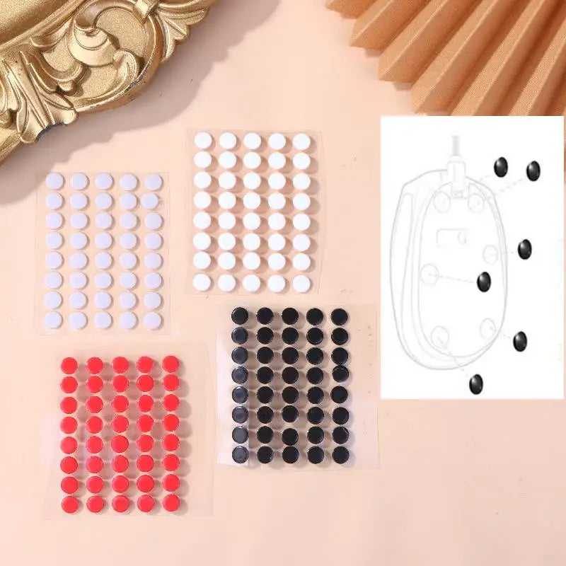 Smooth Gliding with Universal Mouse Skates - 40Pcs for Every Mouse
