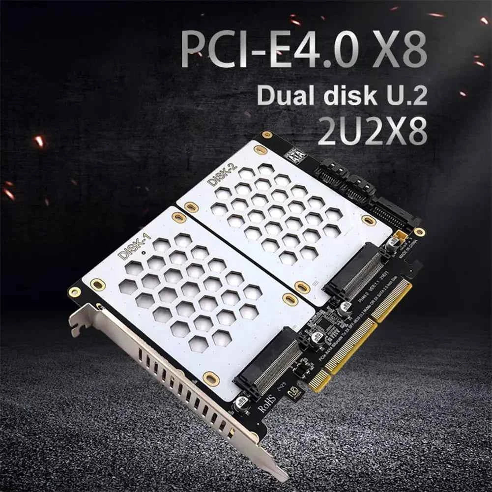 U.2 Dual-Disk Adapter Card – Unlock Unmatched Speed and Flexibility for Your Storage Solutions