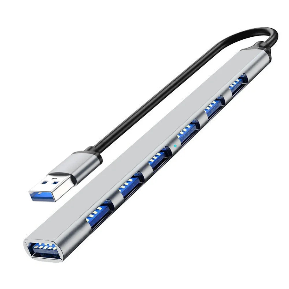7-Port USB Hub – USB 3.0 & USB-C Options
