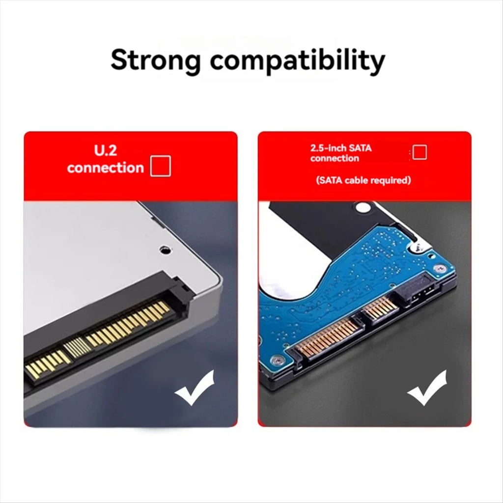 U.2 Dual-Disk Adapter Card – Unlock Unmatched Speed and Flexibility for Your Storage Solutions