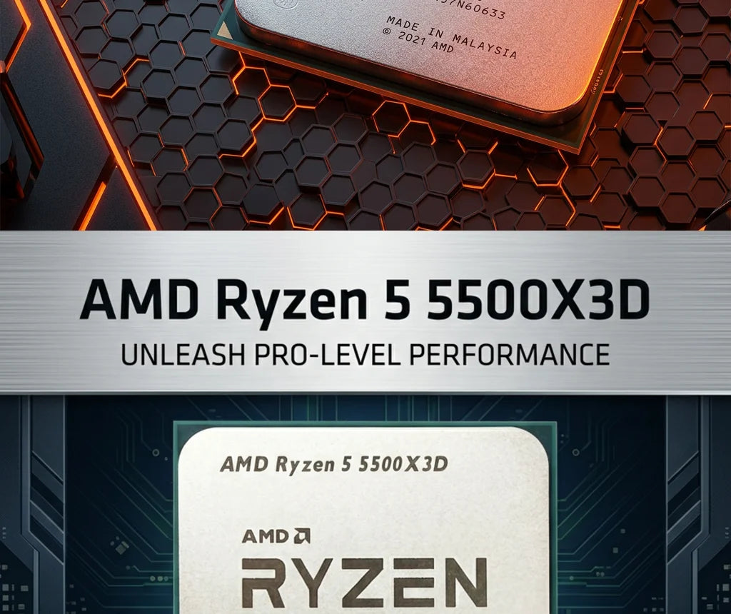 Unlock Gaming and Productivity Potential with the AMD Ryzen 5 5500X3D CPU