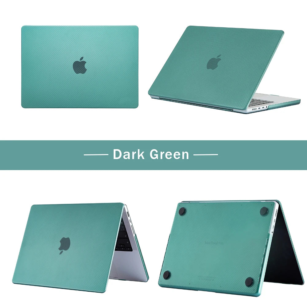 Durable Carbon Fiber MacBook Case - Stylish Protection for MacBook Air & Pro