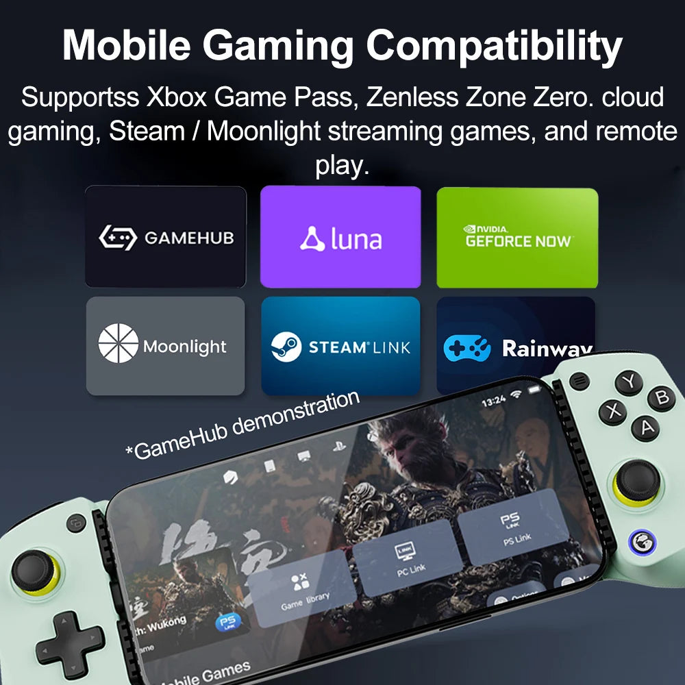 GameSir X5 Lite Mobile Gamepad Phone Game Controller for iPhone 16/15 iPad Mini Android Tablet Hall Effect Joysticks Design