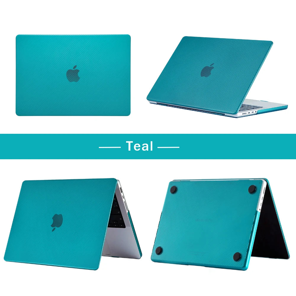 Durable Carbon Fiber MacBook Case - Stylish Protection for MacBook Air & Pro