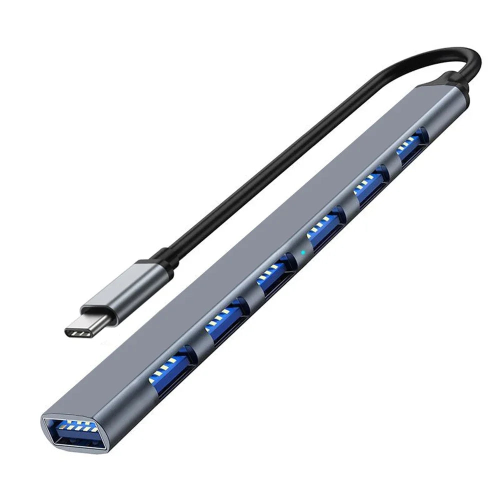 7-Port USB Hub – USB 3.0 & USB-C Options