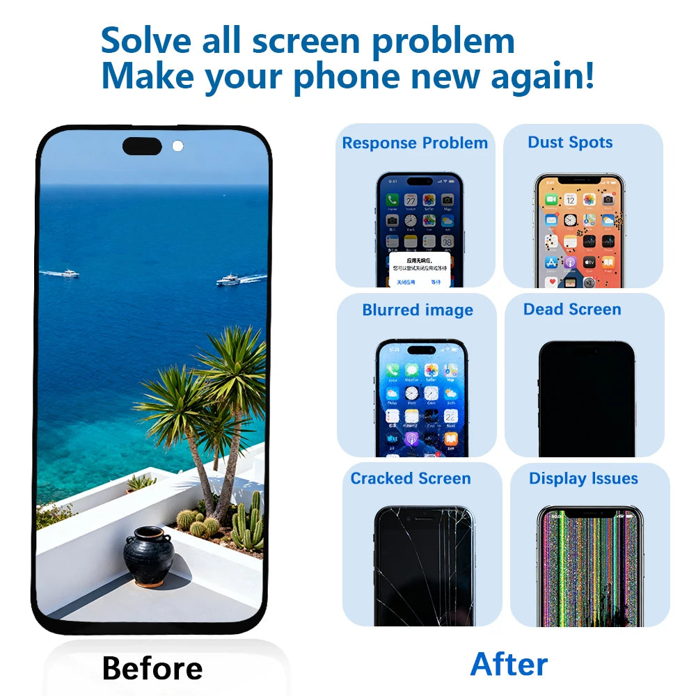 iPhone 15 Pro Replacement Screen – OLED or Incell