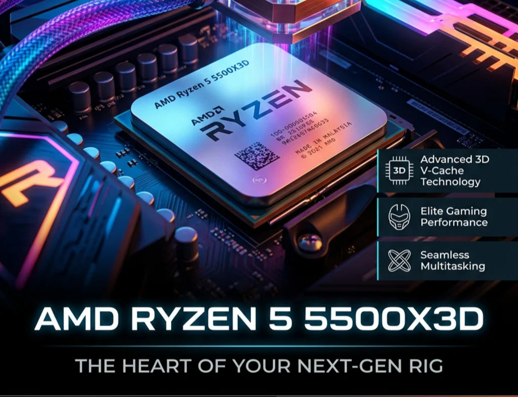 Unlock Gaming and Productivity Potential with the AMD Ryzen 5 5500X3D CPU