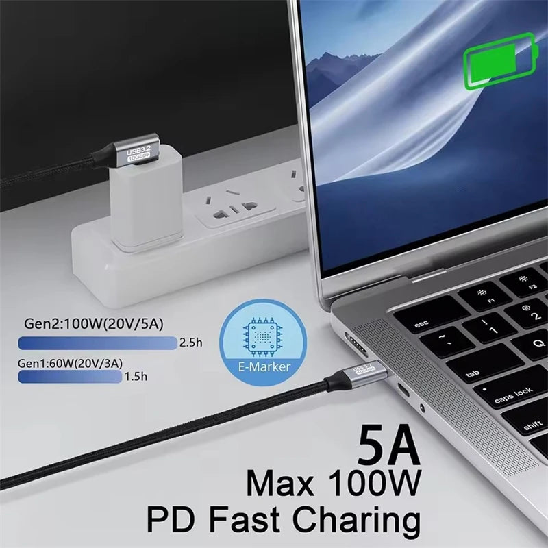 USB-C Extension Cable – Up to 100W PD, 10Gbps