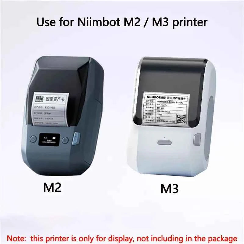 Laser Silver Thermal Transfer Labels for Niimbot M2/M3 Printers - Quality, Versatile, and Self-Adhesive