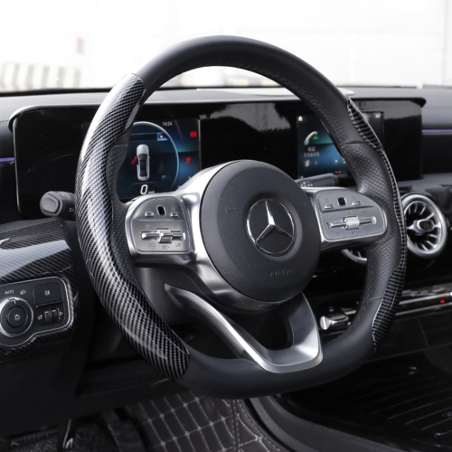 Enhance Your Drive with Our Carbon Fiber Steering Wheel Cover