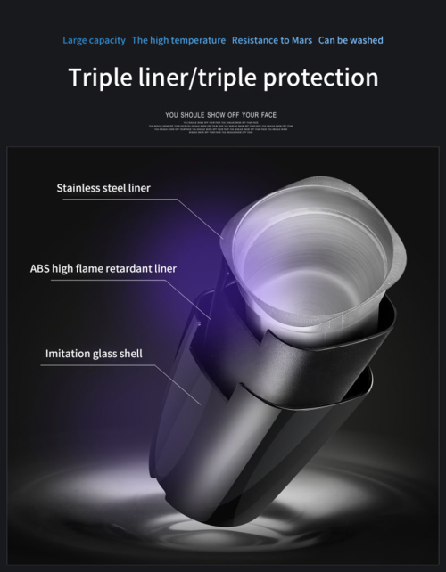 Upgrade Your Ride with the Multi-Function Car Ashtray - Stylish & Practical