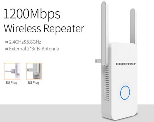 Elevate Your Internet Experience with the 1200Mbps WiFi Extender