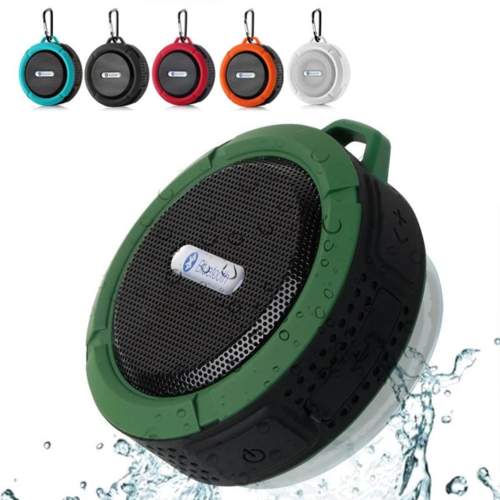 Portable waterproof Bluetooth speaker — product photo.